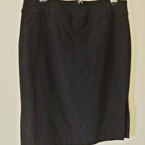 BCBG Maxazria black stretch pencil skirt miniskirt